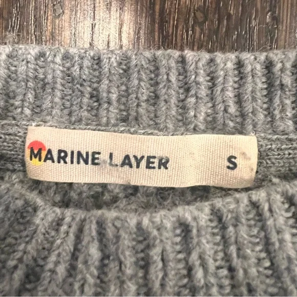 Marine Layer Light Gray Women's Sweater - Picture 2 of 11